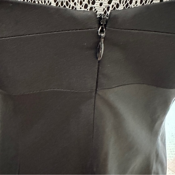 Banana Republic Y2K Retro Black Stretch Petite Cocktail Dress 6P - Picture 8 of 16